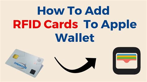 can you add rfid card to apple wallet